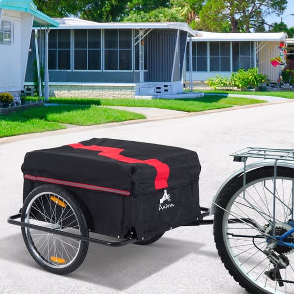 Lasttrailer Til Cykler, Transporttrailer Cargotrailer, Sort, Ny