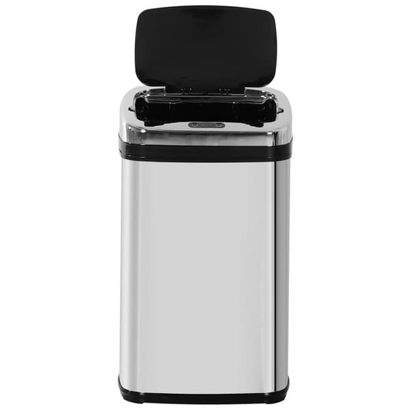 Automatisk Sensor Søppelkasse Ir-Sensor, 30L, Firkantet, Valgfri Innerbeholder, Rustfritt Stål