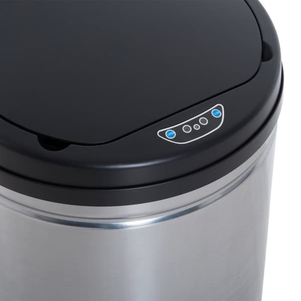 Automatisk Sensor Søppelbøtte Ir-Sensor, Rund, 30L, Valgfri Innerbeholder, Rustfritt Stål