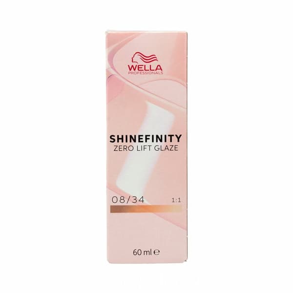 Permanent hårfarge Wella Shinefinity Nº 08/34 (60 ml)