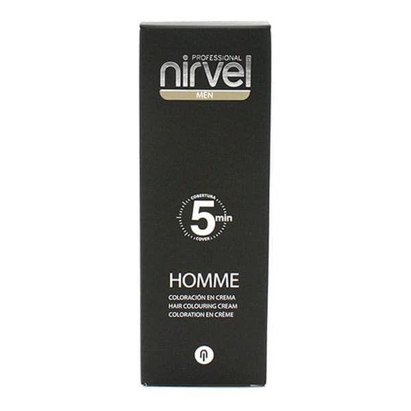 Färg utan ammoniak Men 5 Minutes Nirvel Men 5 Mörkgrå (30 ml)