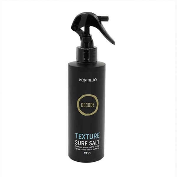 Muotoiluvesi kiharille ja laineille Decode Texture Surf Salt Montibello DTSS (200 ml)