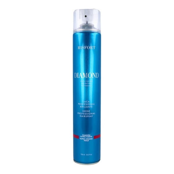 Erittäin voimakkaasti kiinnittävä hiuskiinne Diamond Risfort Diamond Laca/Spray (750 ml)