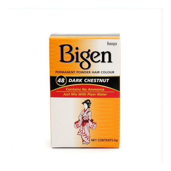 Permanent färg Bigen Nº48 Dark Chestnut (6 gr)