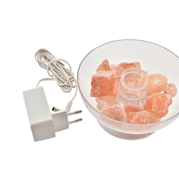 Essential Oljediffuser DKD Home Decor Hvit Rosa Gjennomsiktig 300 ml