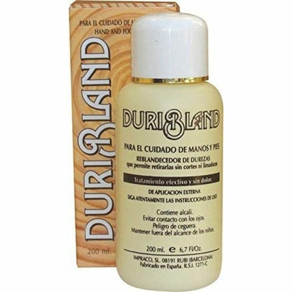 Fot-eksfoliator Duribland GF11878 Behandling for hard hud/sprukne hæler (200 ml)