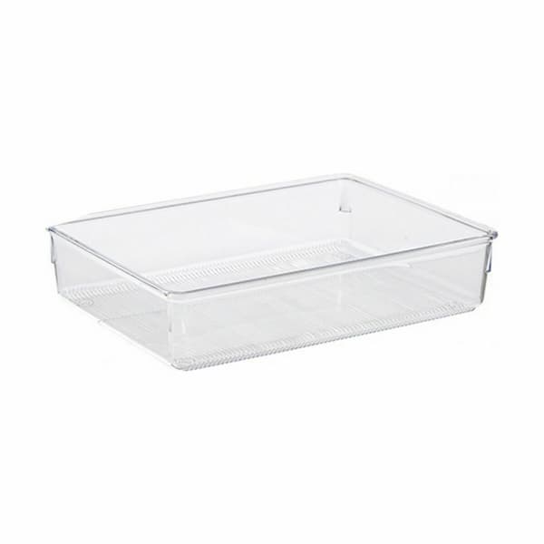 Skufforganisator Flerbruk Gjennomsiktig Plast 24 x 5,5 x 15,8 cm (36 Enheter)