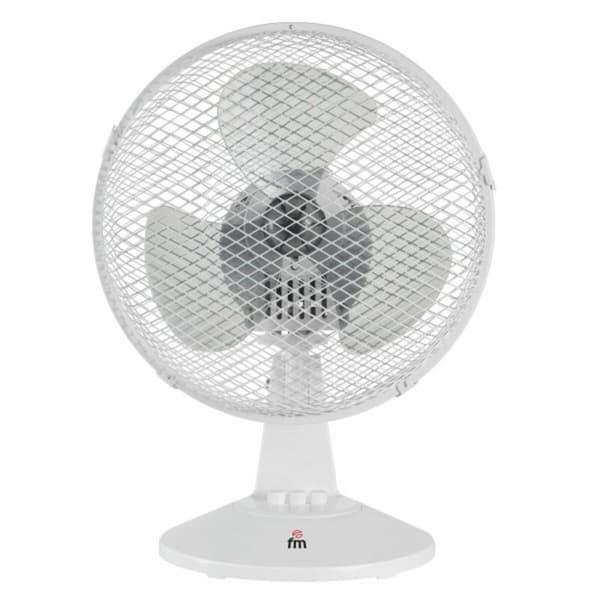 Pöytätuuletin Grupo FM 65786 25 W Ø 23 cm Valkoinen