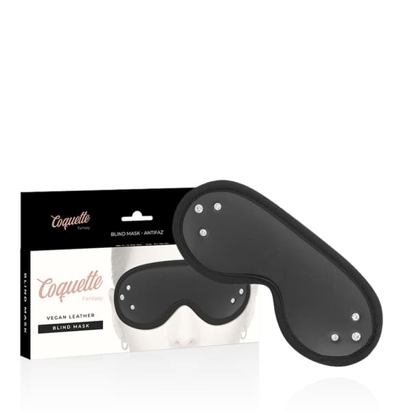 Coquette Chic Desire - Fantasy Vegan skinnblindmaske med neoprenfôr