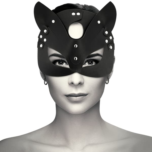 Coquette Chic Desire - Vegansk skinnmaske med kaninører