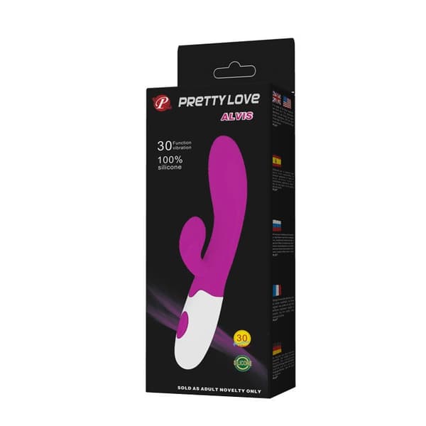 Pretty Love - Flirt Alvis Vibrator med klitorisstimulator