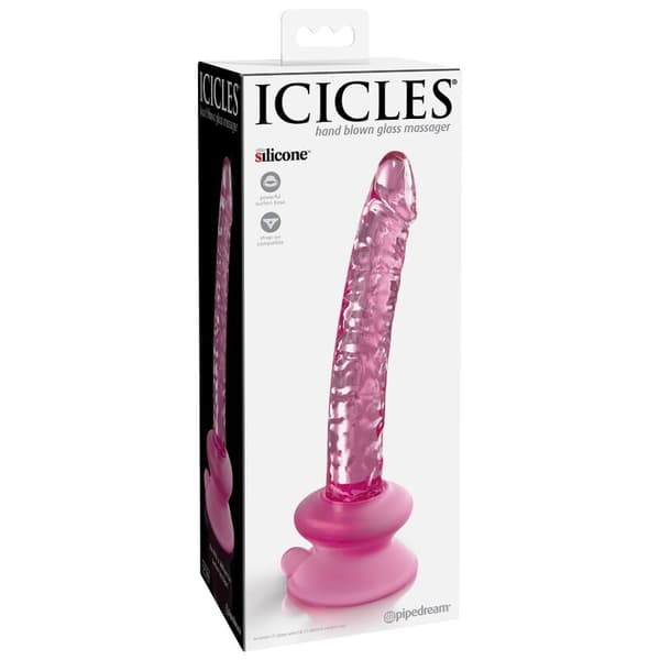 Istapper - N. 86 Glass Dildo Med Sugekopp