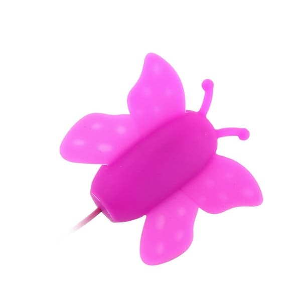 Baile - Love Eggs Butterfly Klitoris Stimulator 12 Speeds lilla fjernbetjening