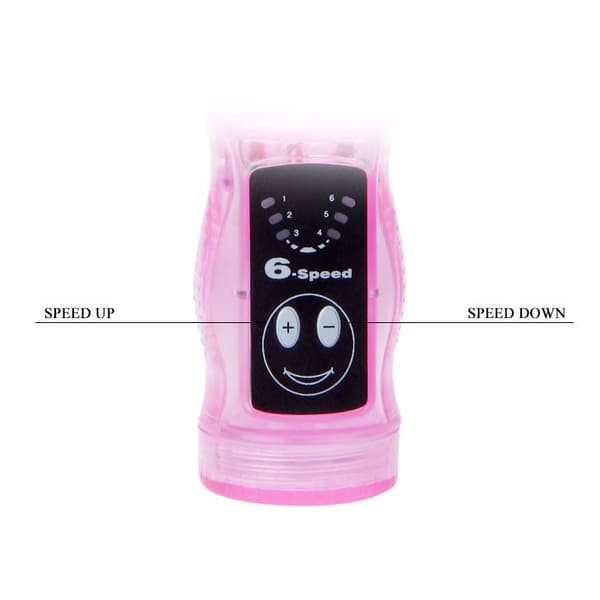 Baile - Fleksibel Vibrator Med Anal Stimulator