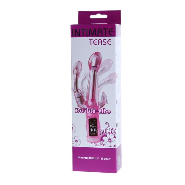 Baile - Fleksibel Vibrator Med Anal Stimulator