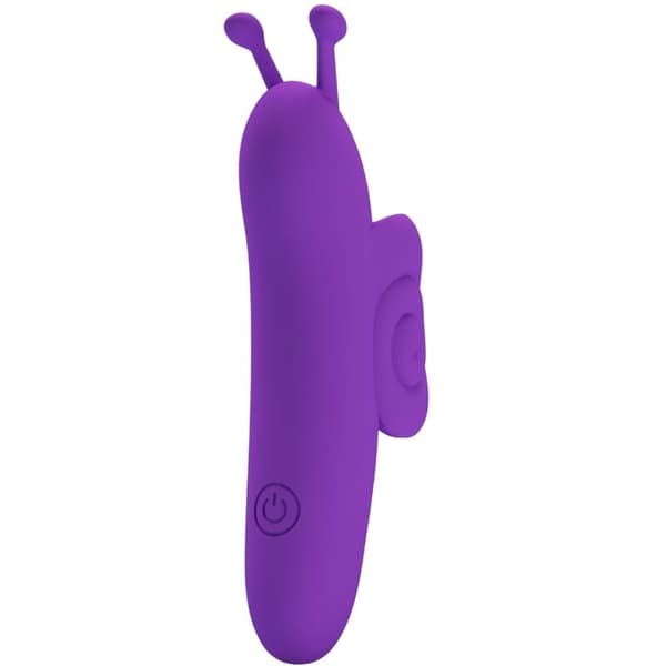 Pretty Love - Snail Kraftig lilla fingerstimulator