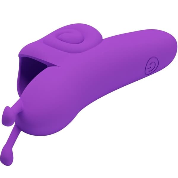 Pretty Love - Snail Kraftig lilla fingerstimulator