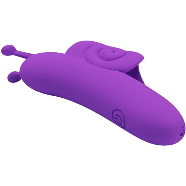 Pretty Love - Snail Kraftig lilla fingerstimulator