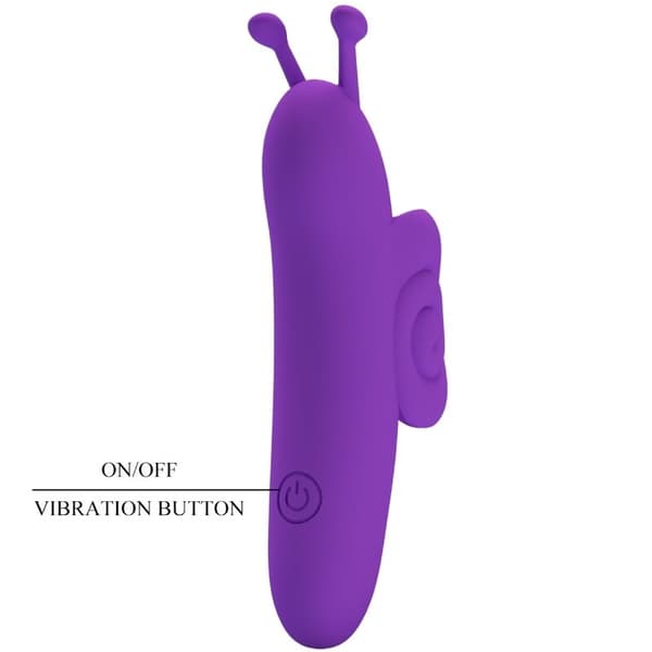 Pretty Love - Snail Kraftig lilla fingerstimulator