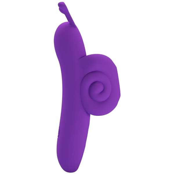 Pretty Love - Snail Kraftig lilla fingerstimulator