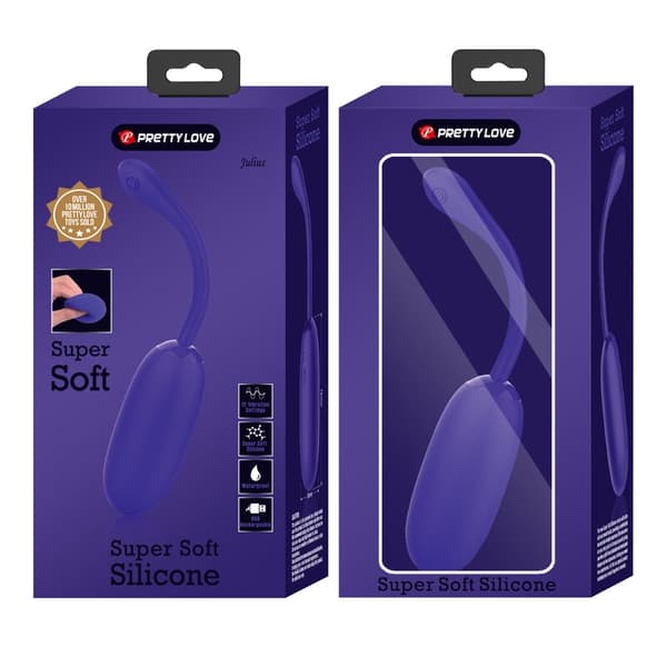 Pretty Love - Julius Waterproof-Rechargeable Vibrating Egg Purple