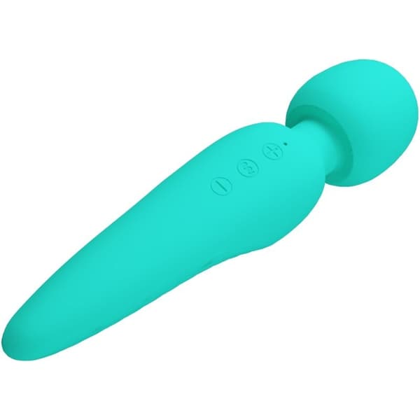 Pretty Love - Meredith Massager 12 vibrationslägen Aqua Green