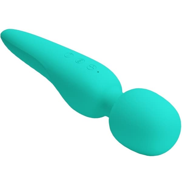 Pretty Love - Meredith Massager 12 vibrationslägen Aqua Green