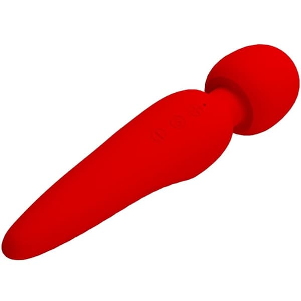 Pretty Love - Meredith Massager 12 värinätilaa punainen