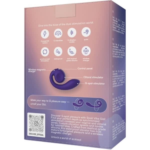 Snail Vibe - Gizi Dual Stimulator Lila