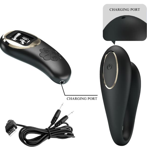 Pretty Love - Nathan Double Pleasure Vibrator -kaukosäädin