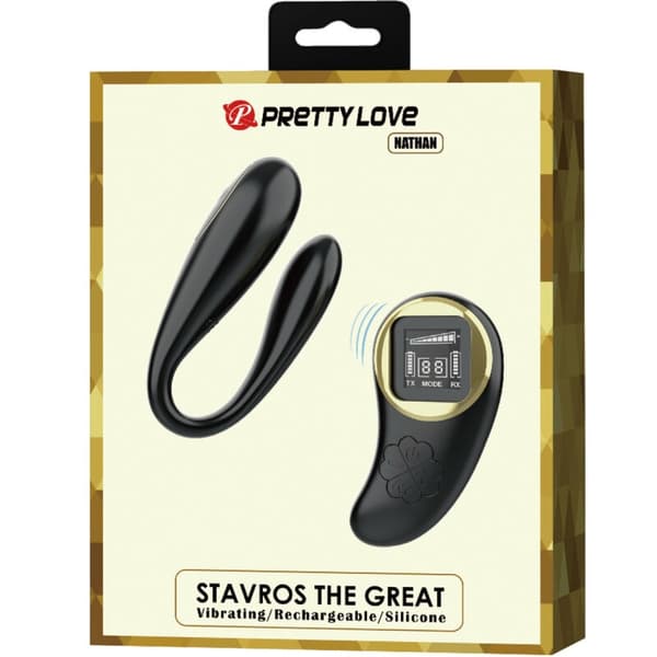 Pretty Love - Nathan Double Pleasure Vibrator -kaukosäädin