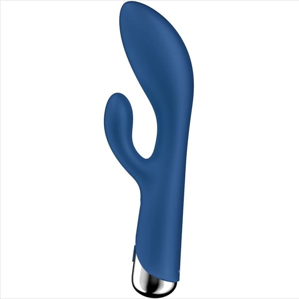 Satisfyer - Spinning Rabbit 1 Klitoris Och G-Spot Stimulering Blå