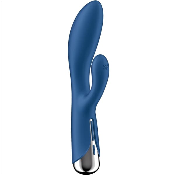 Satisfyer - Spinning Rabbit 1 Klitoris Och G-Spot Stimulering Blå