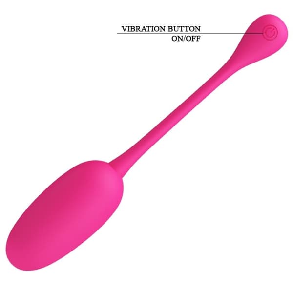 Pretty Love - Knucker Pink oppladbart vibrerende egg