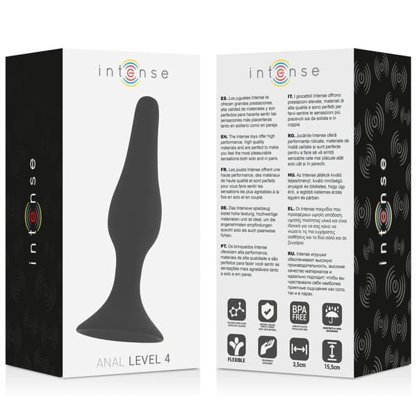 Intense - Anal Level 4 15,5Cm Sort