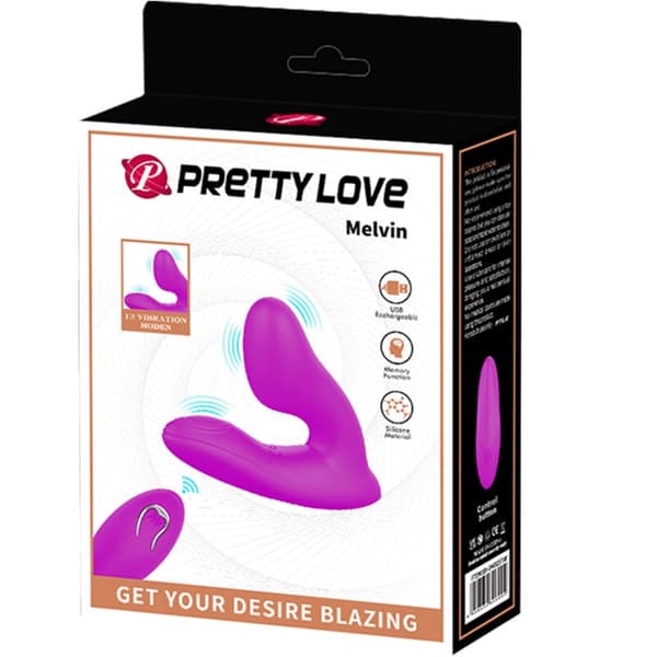 Pretty Love - Melvin Klitorismassasjeapparat med fjernkontroll