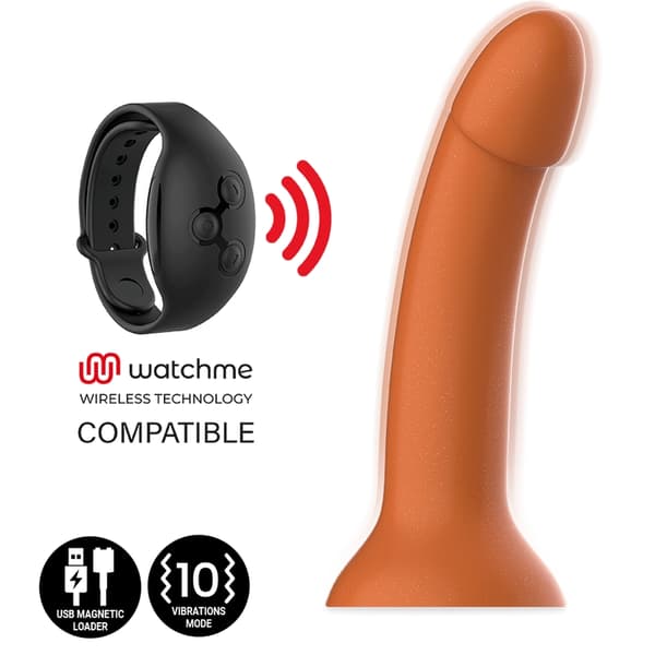 Mytologia - Rune Royal Dildo M - Vibrator Watchme Wireless Technology -yhteensopiva