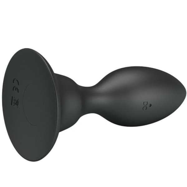 Mr Play - Analplugg Med Vibrationssvart Fjärrkontroll