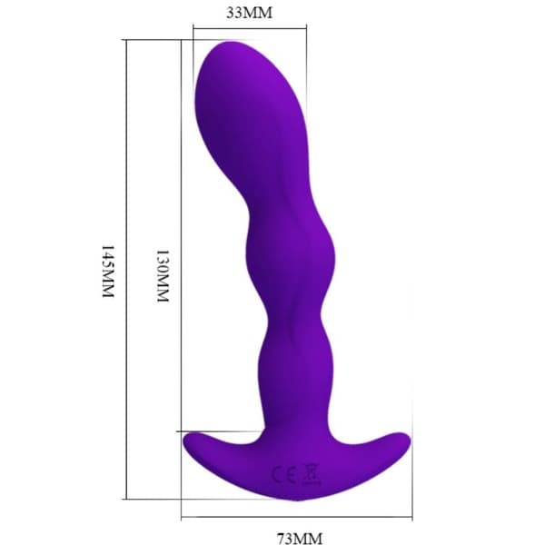 Pretty Love - Anal Massager 12 lila värinätilaa