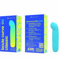 Miniatyrbild 4 av 6: B Swish - Bcute Curve Infinite Classic Rechargeable Vibrator Blue Silicone