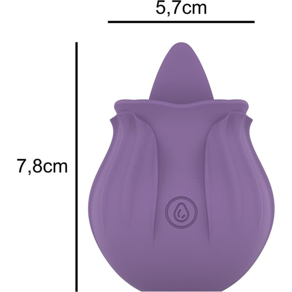 Intense - Violet Cl Toris Stimulator 10 Vibrationer Lila