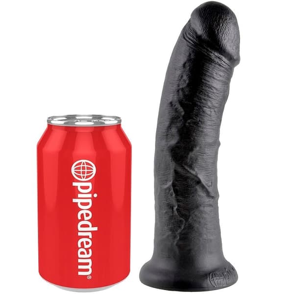 King Cock - 8 Dildo Svart 20,3 Cm