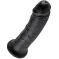 Miniatyrbilde 1 av 5: King Cock - 8 Dildo Svart 20,3 Cm