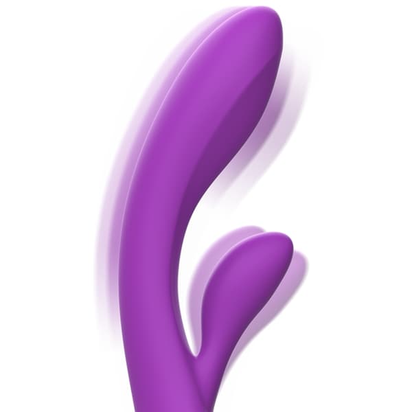 Intense - Luigi Rabbit Vibrator Liquid Silicone Purple