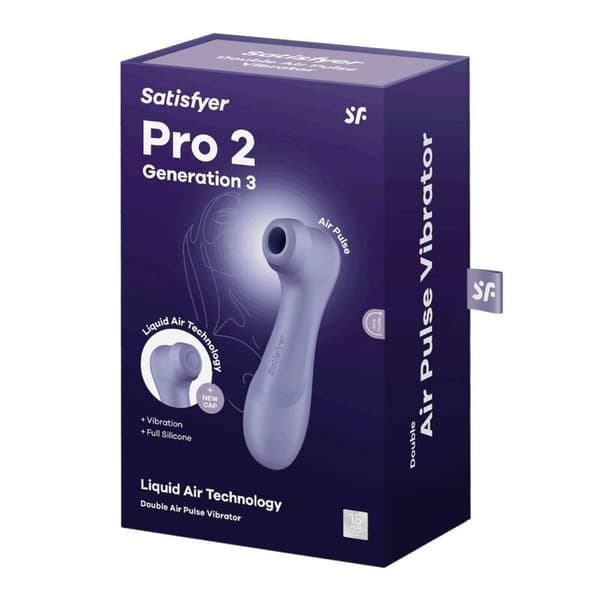 Satisfyer - Pro 2 Generation 3 Liquid Air Technology Lila