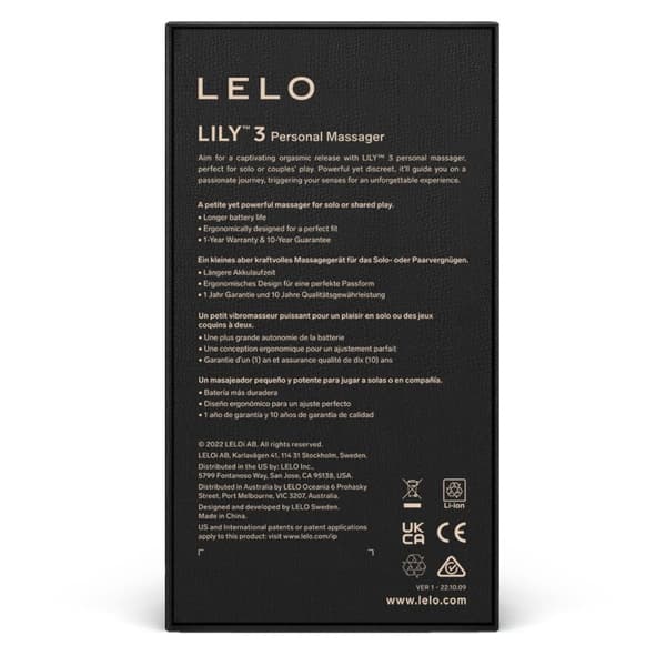 Lelo - Lily 3 Personal Massager - Lila
