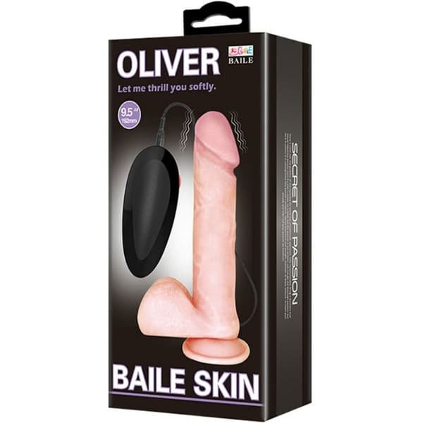 Baile - Oliver Realistisk dildo med vibrasjon