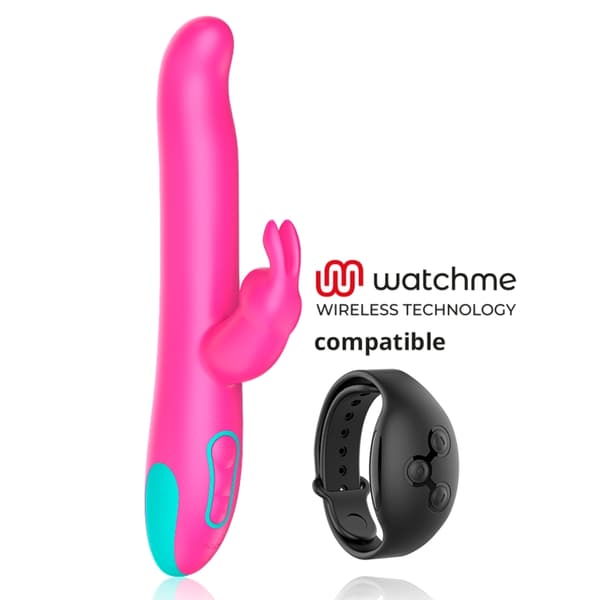 Happy Loky - Pluto Rabbit Vibrator & Rotator Watchme Trådløs teknologi kompatibel