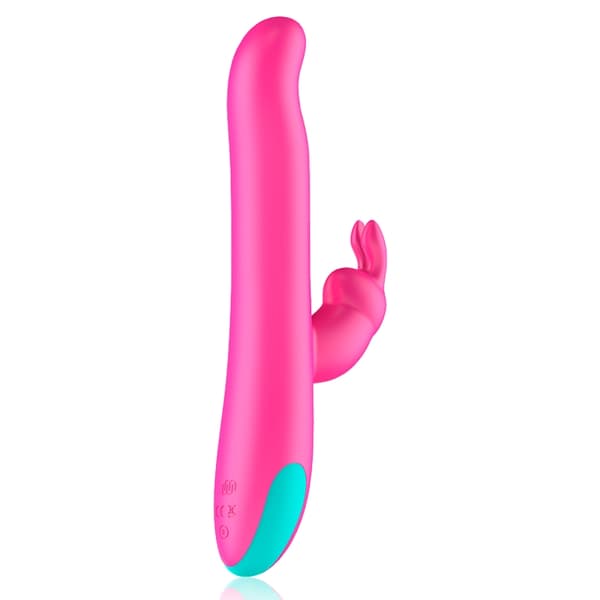 Happy Loky - Pluto Rabbit Vibrator & Rotator Watchme Trådløs teknologi kompatibel