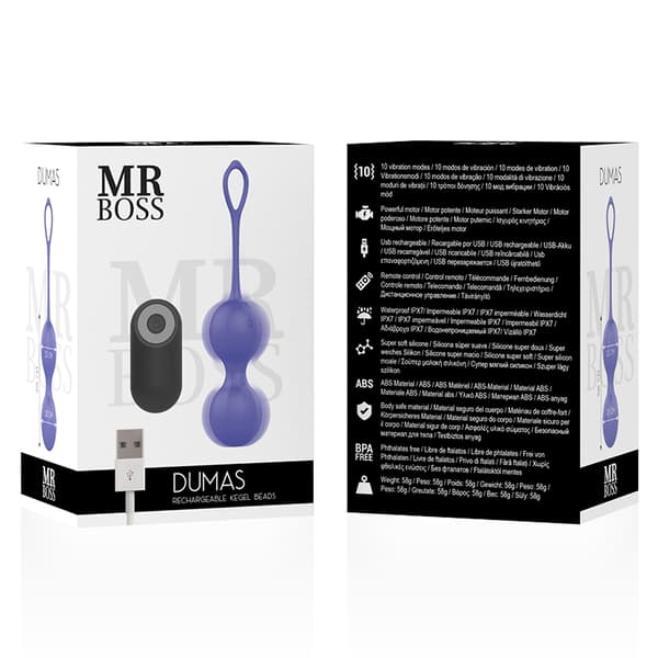 Mr Boss - Dumas Vibrerande Kegel Beads Fjärrkontroll
